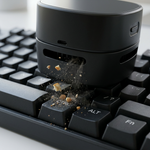 JOSHKAS Mini Desk Vacuum – Cordless Keyboard &amp; Desktop Cleaner