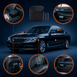 Car Trash Can with Push Lid — 60 Bags Included — Fits All Vehicles — Joshkas