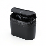 Car Trash Can with Push Lid — 60 Bags Included — Fits All Vehicles — Joshkas