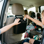 Car Trash Can with Push Lid — 60 Bags Included — Fits All Vehicles — Joshkas