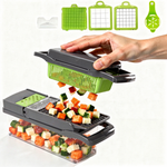 JOSHKAS 5-in-1 Vegetable Chopper – Slice, Dice &amp; Grate in Seconds