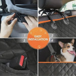 The Joshkas Dog Hammock — Waterproof, Scratch-Proof Back Seat Cover